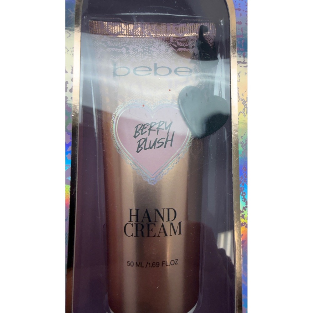 Bebe Deluxe Body Care Trio Berry Blush Set Body Wash Lotion Hand Cream New - Picture 4 of 5